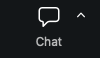 Zoom interface chat (Desktop)