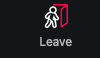 Zoom interface leave (Desktop)